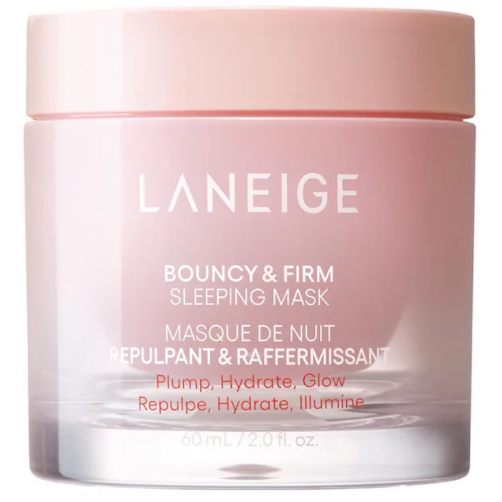 NEW LANEIGE 
Bouncy + Firm Radiance Boosting Sleeping Mask with Peony Collagen - Picture 3 of 6